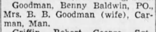 Brynjolfur 'Benny' Goodman