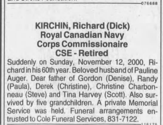 Clarence 'Bud' Kirchin