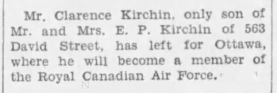 Clarence 'Bud' Kirchin